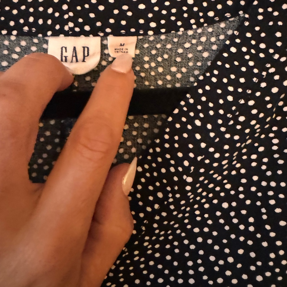 Gap, cozy polka dot dress